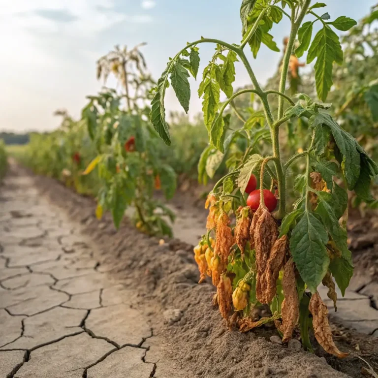 heat affect tomato plants