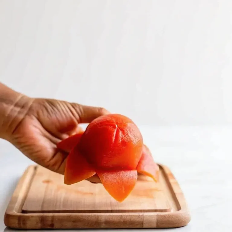 How To Peel A Tomato in Just 2 Minutes!