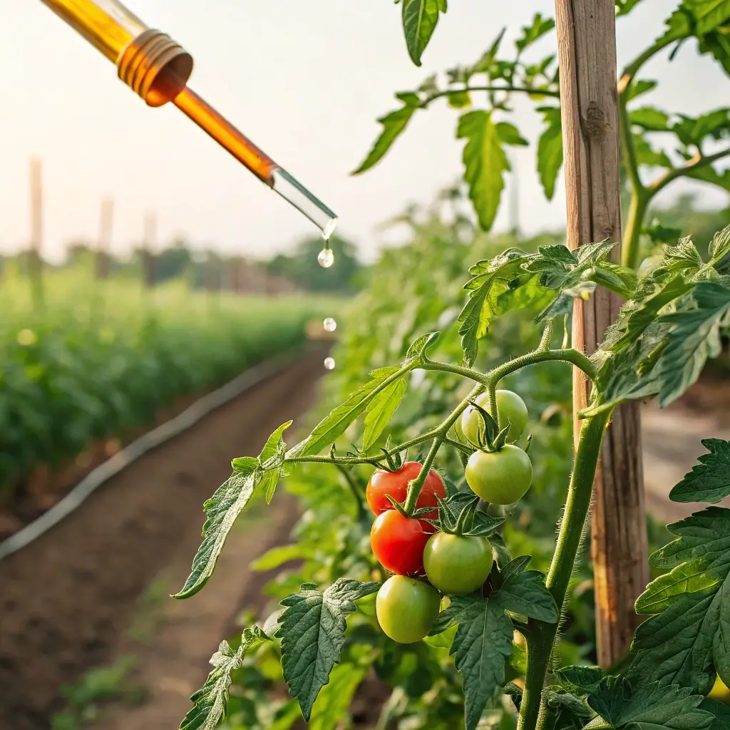 Neem Oil on Tomato Plants