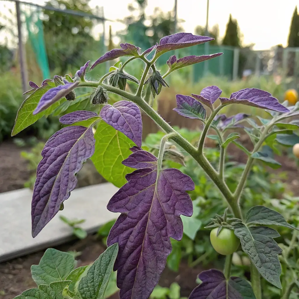 Tomato Leaves Are Turning Purple