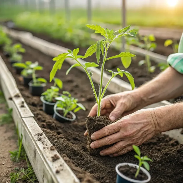 when to transplant tomato seedlings
