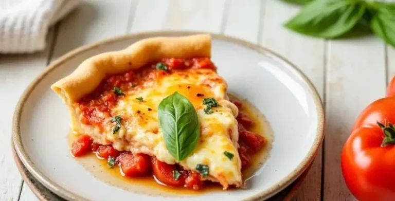 Crustless Tomato Pie