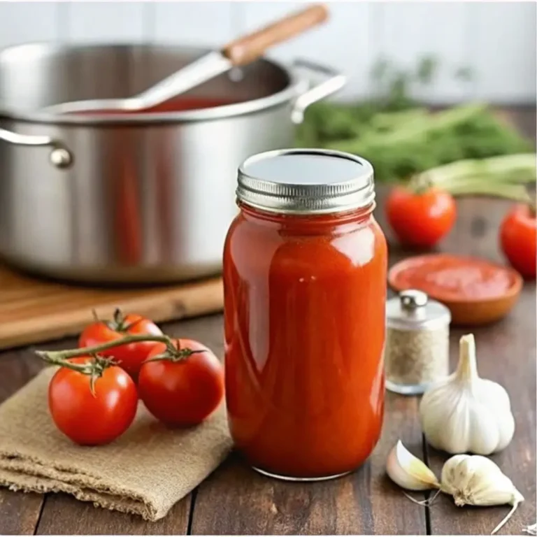 Tomato Sauce Canning