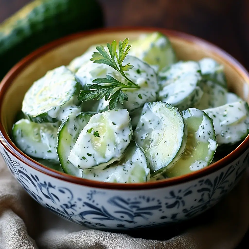 Creamy Cucumber Salad