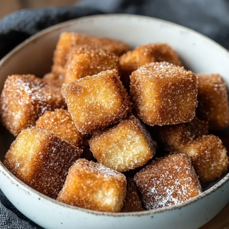Fluffy Air Fryer Churro Bites Recipe