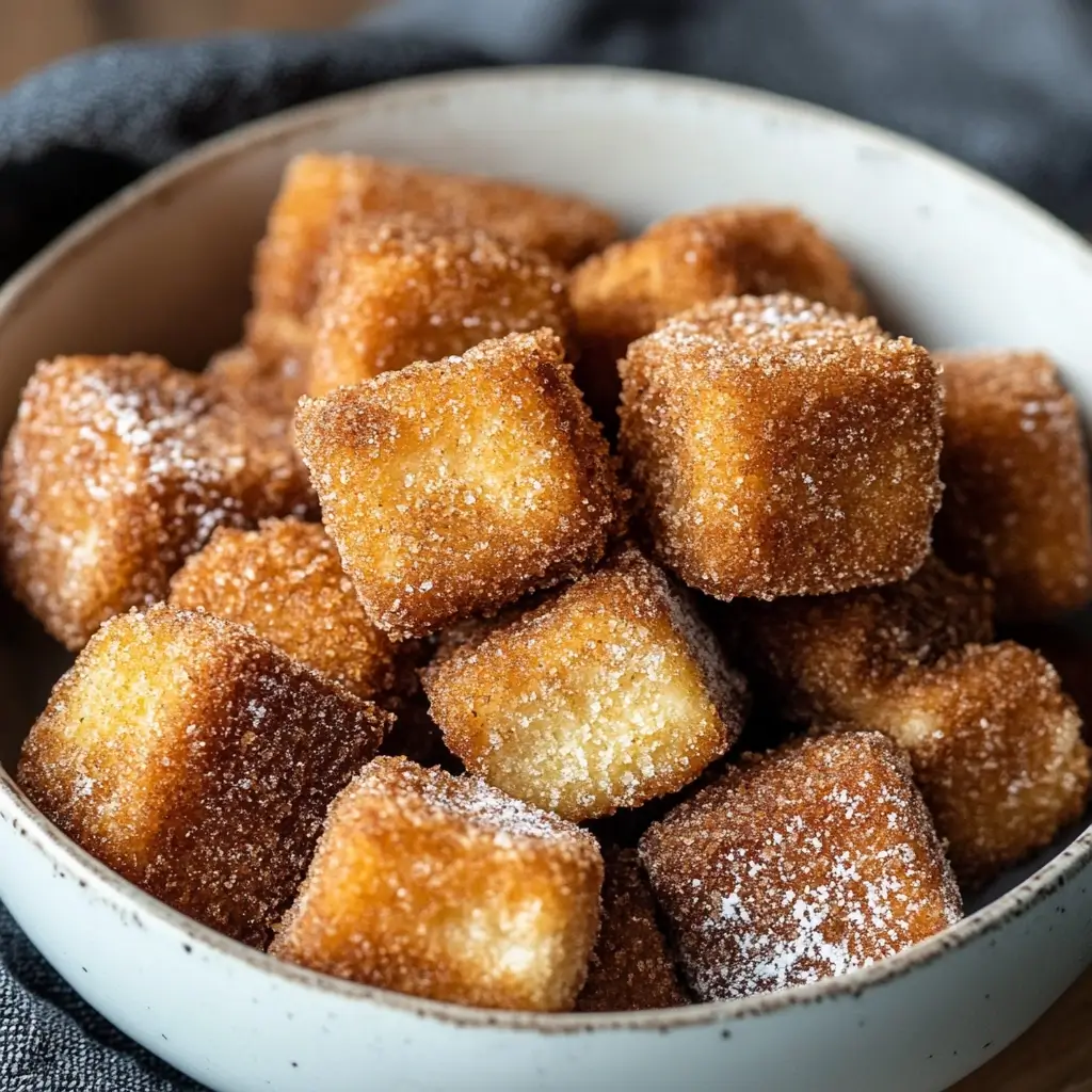 Fluffy Air Fryer Churro Bites Recipe