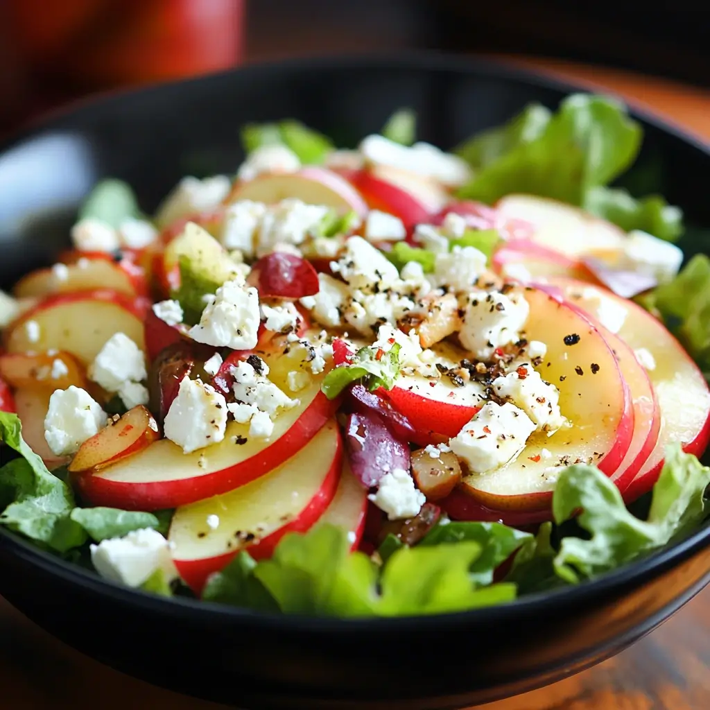 Honeycrisp Apple and Feta Salad