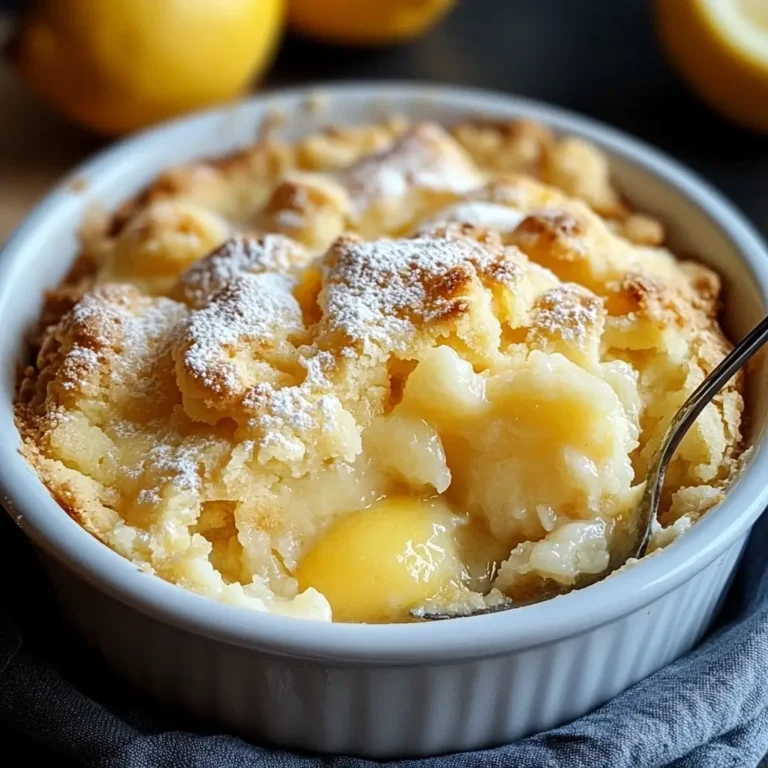 Magic Lemon Cobbler