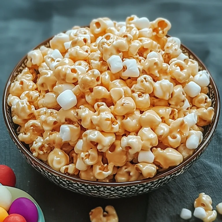 Marshmallow Caramel Corn