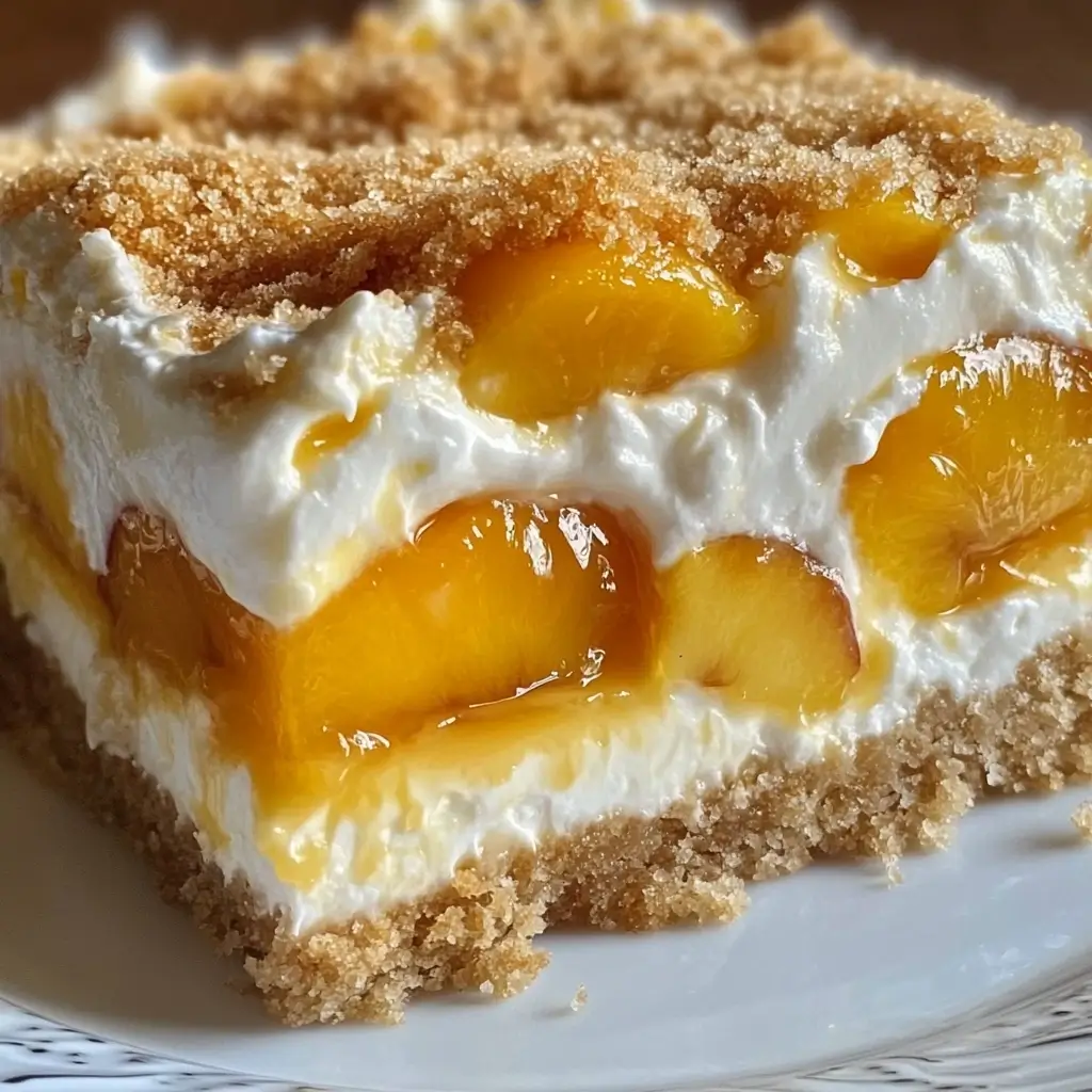 Ciasto bez pieczenia z mascarpone i brzoskwiniami