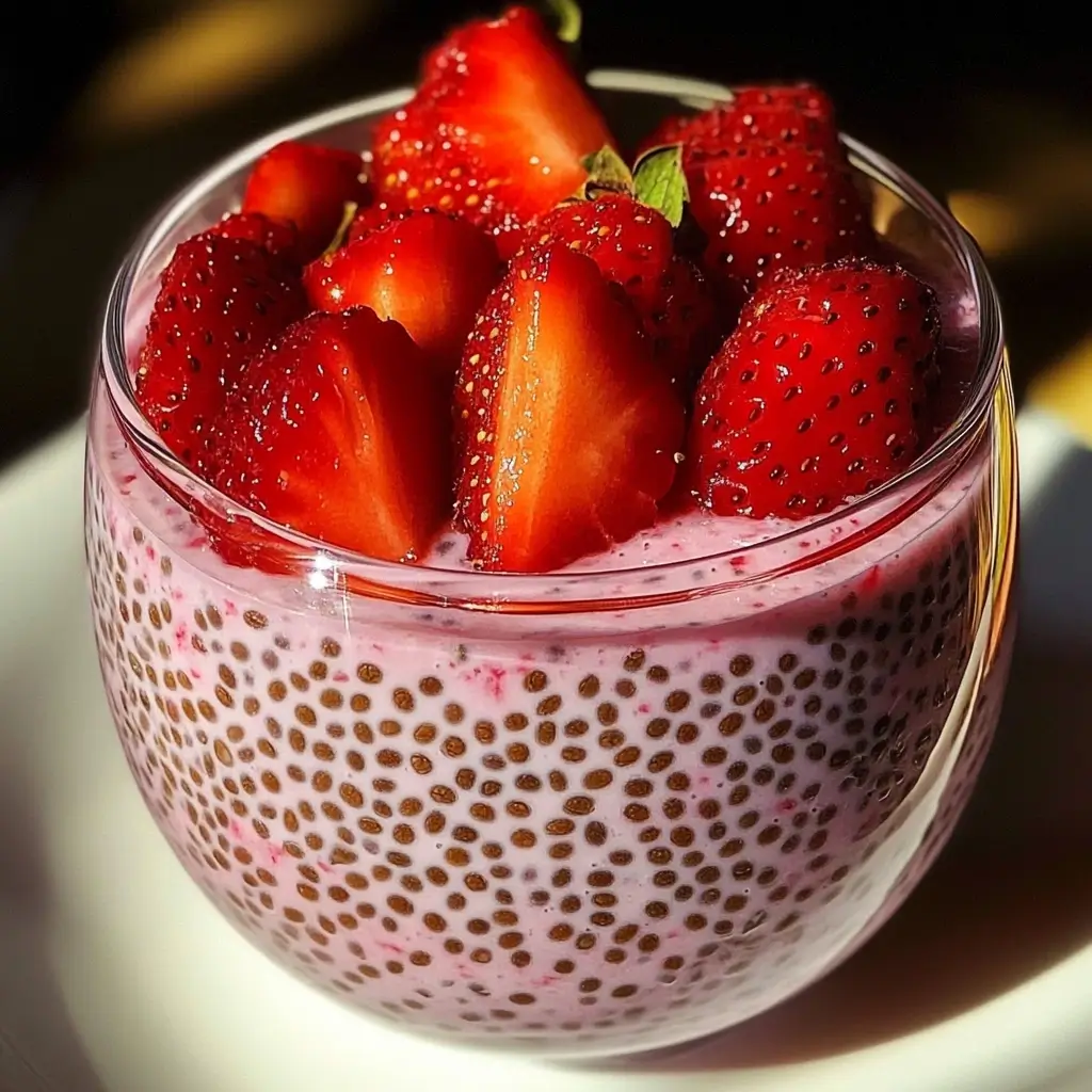 PUDDING Z NASIONAMI CHIA Z TRUSKAWKAMI