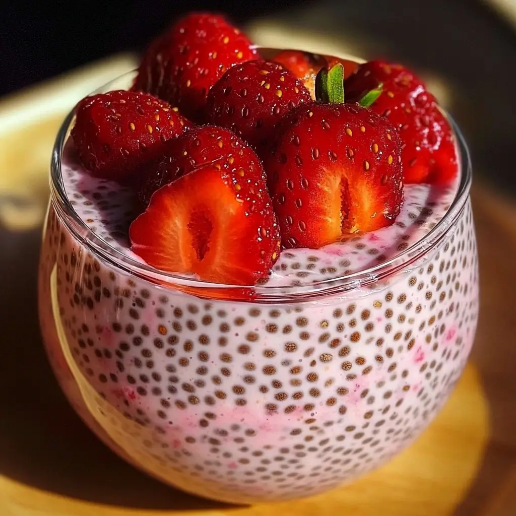 PUDDING Z NASIONAMI CHIA Z TRUSKAWKAMI