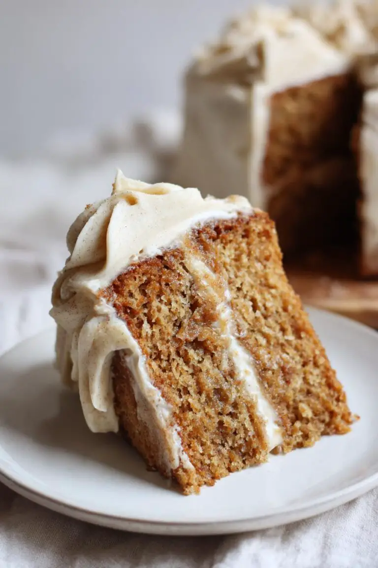 Applesauce Cake with Cinnamon Cream Cheese Frosting: A Slice of Autumn Bliss!