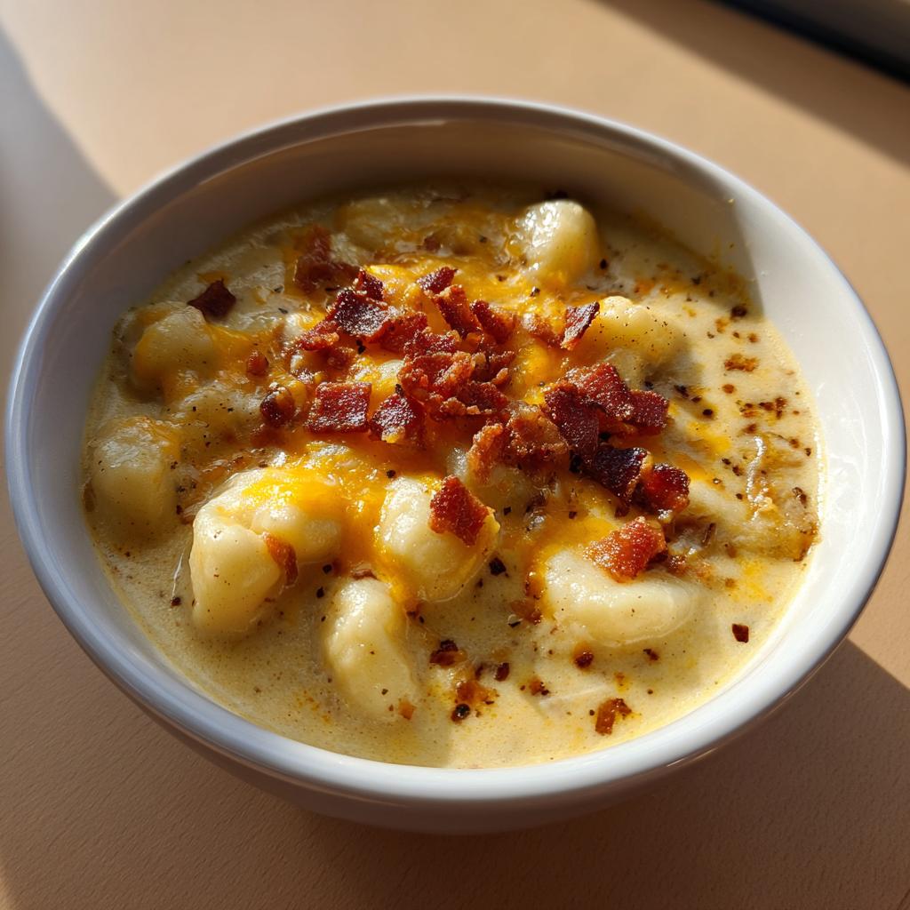 Bacon Cheddar Gnocchi Soup – Creamy, Cheesy & Cozy Comfort Food - detail 2