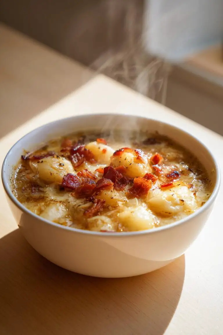 Bacon Cheddar Gnocchi Soup – Creamy, Cheesy & Cozy Comfort Food
