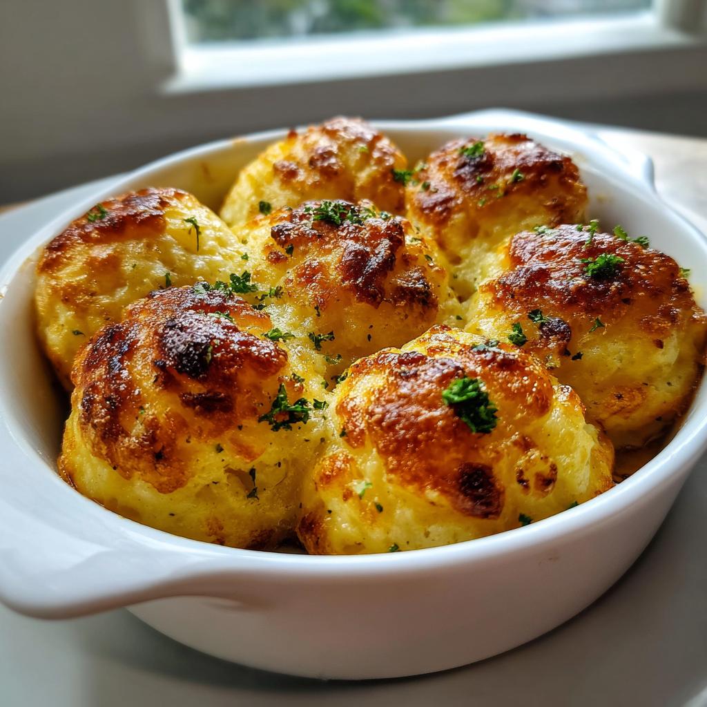 Cheesy Mashed Potato Puffs - detail 1