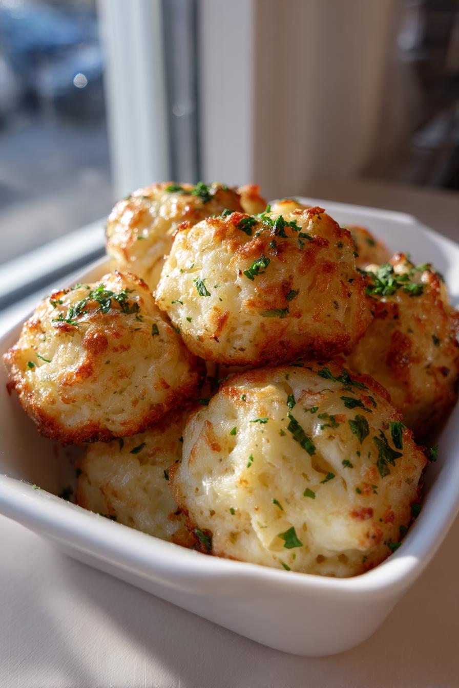 Cheesy Mashed Potato Puffs