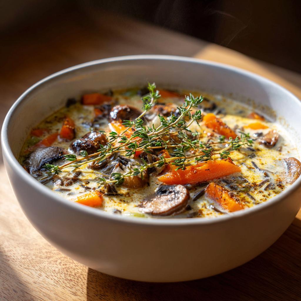 Cozy Autumn Wild Rice Soup: Warming and Flavorful - detail 1