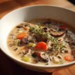 Cozy Autumn Wild Rice Soup: Warming and Flavorful