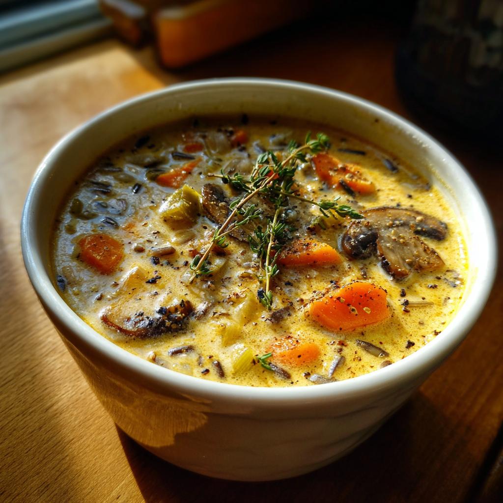 Cozy Autumn Wild Rice Soup: Warming and Flavorful - detail 3