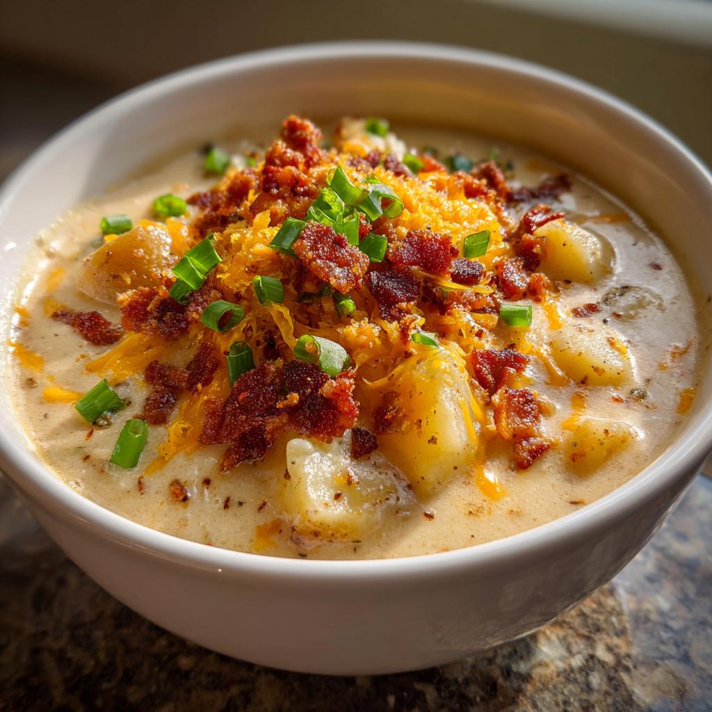 Easy Baked Potato Soup - detail 4