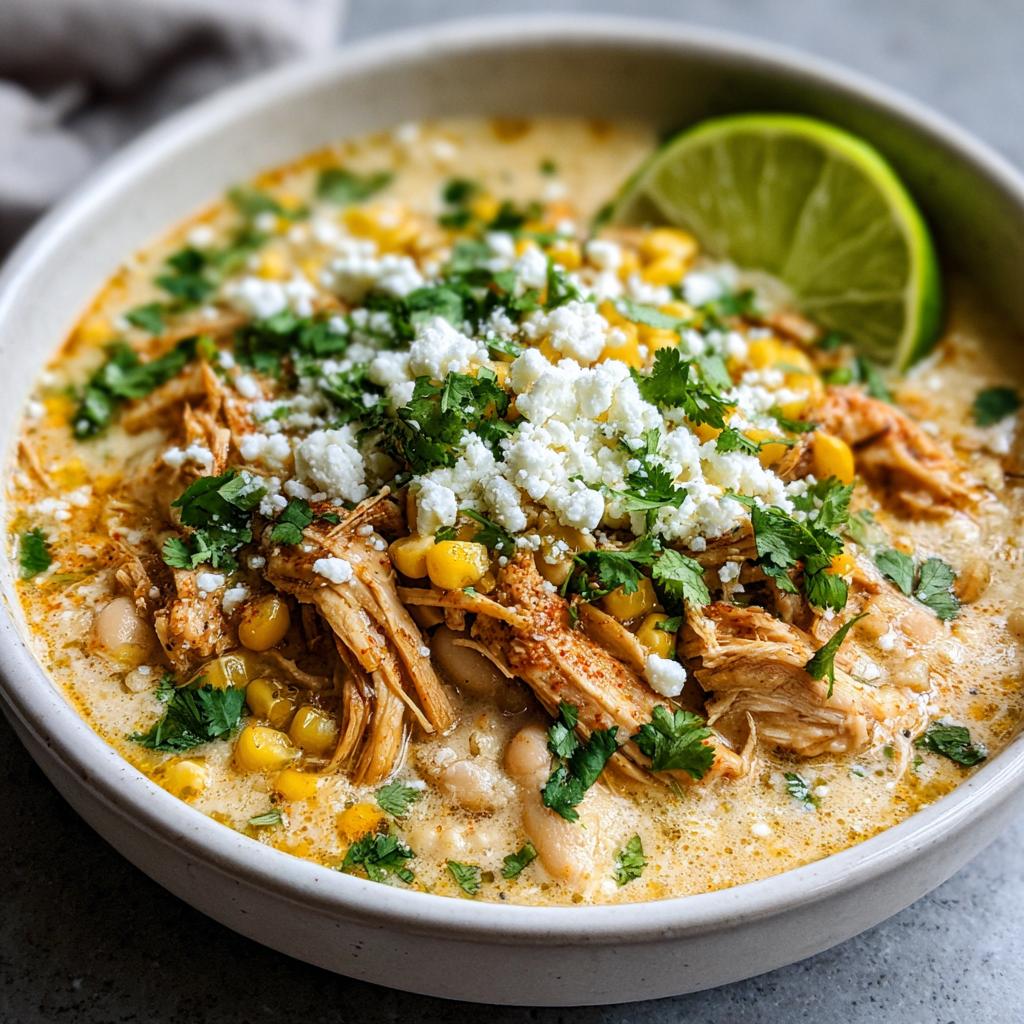 Easy Mexican Street Corn White Chicken Chili Recipe You Need to Try! - detail 2