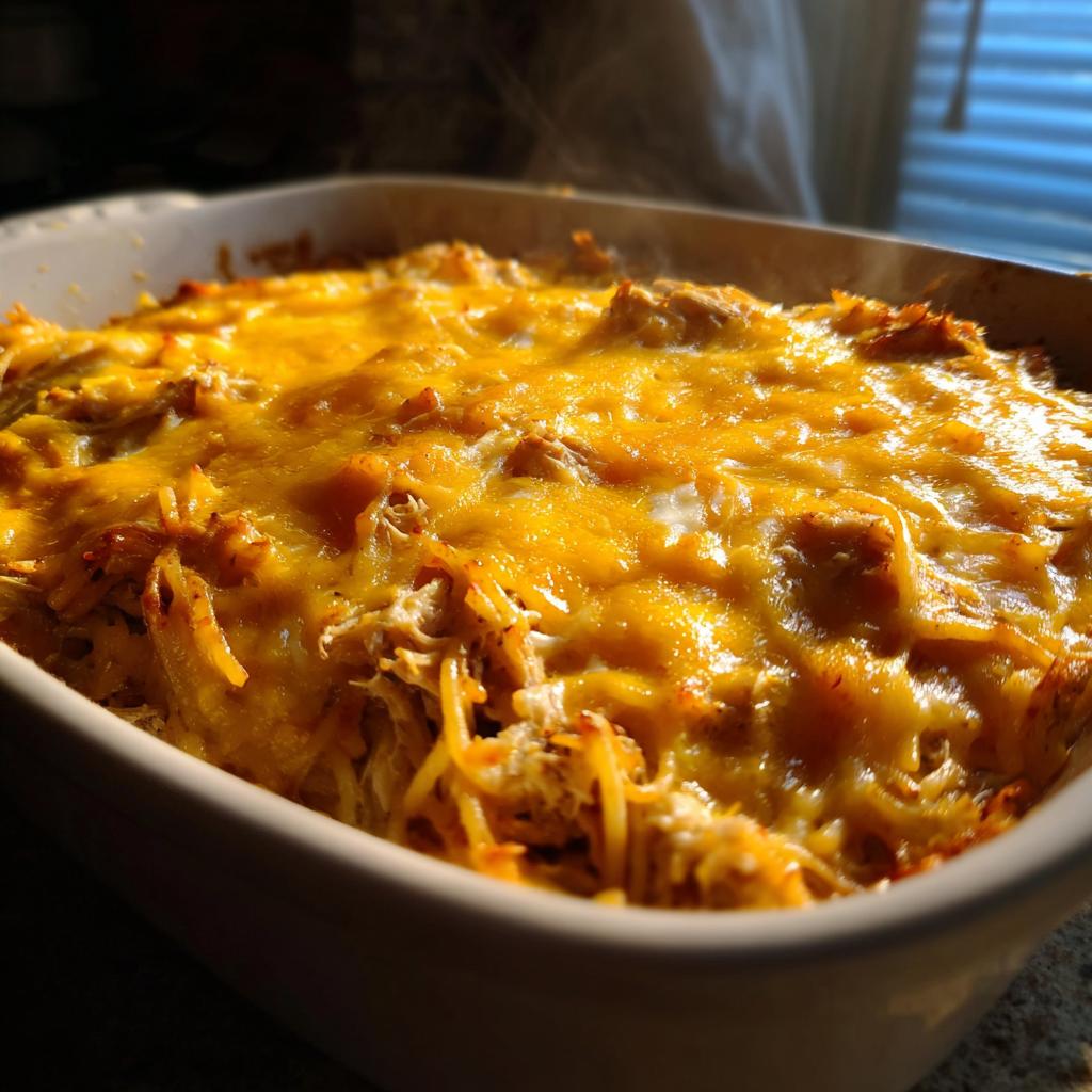 Irresistible Spicy Southern Chicken Spaghetti Casserole - detail 1