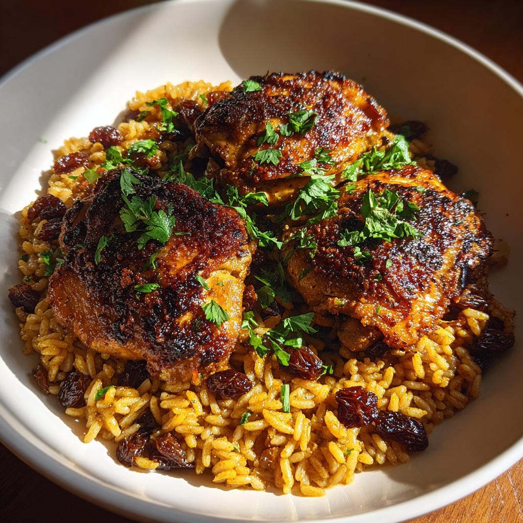 Moroccan Chicken & Rice - detail 2