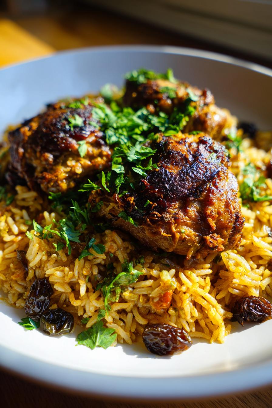 Moroccan Chicken & Rice