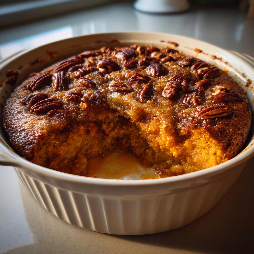 Pumpkin Pecan Cobbler - detail 3