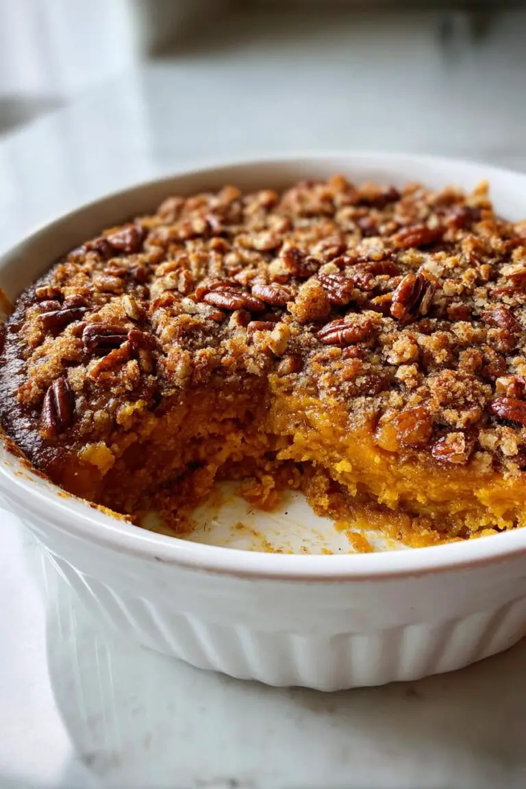 Pumpkin Pecan Cobbler
