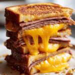 Roast Beef & Cheddar Melt Sandwich