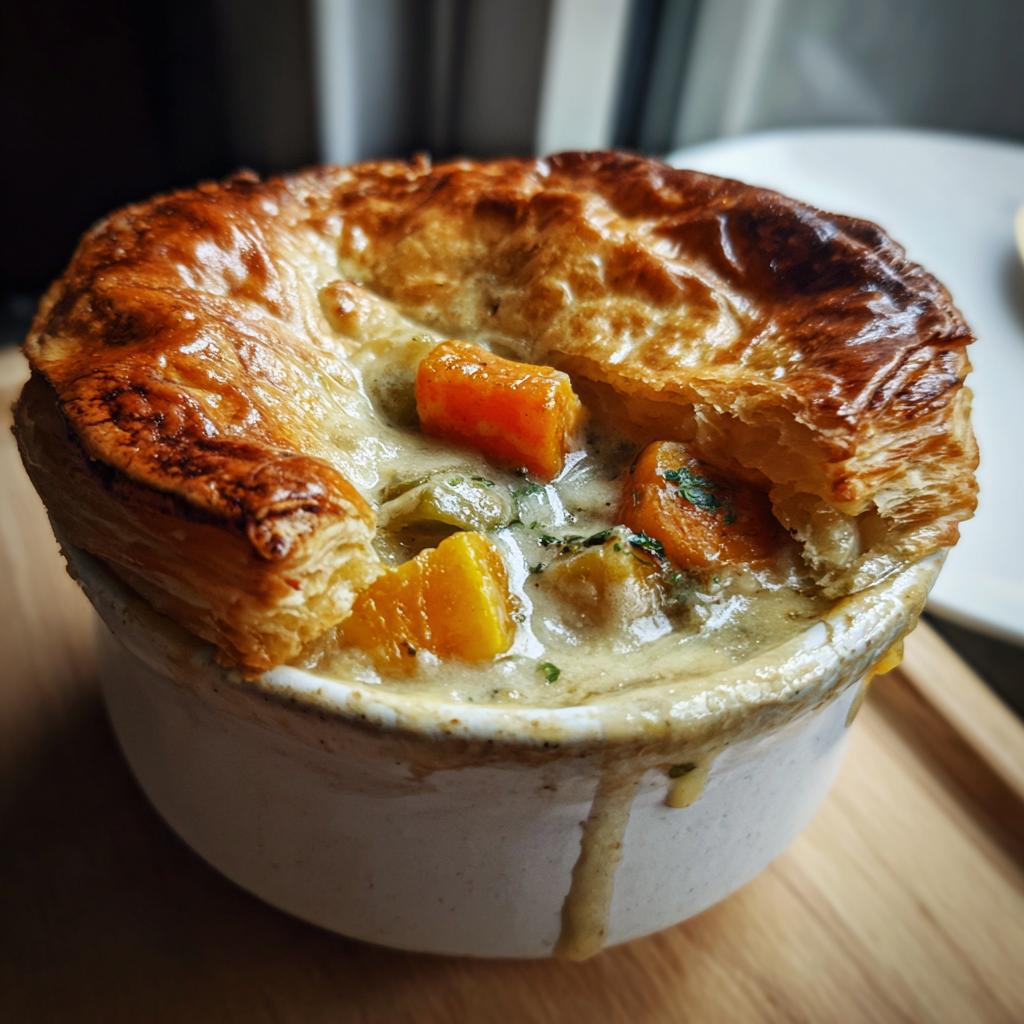 Roasted Autumn Vegetable Pot Pies - detail 1