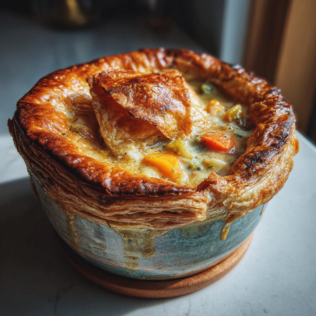Roasted Autumn Vegetable Pot Pies - detail 2