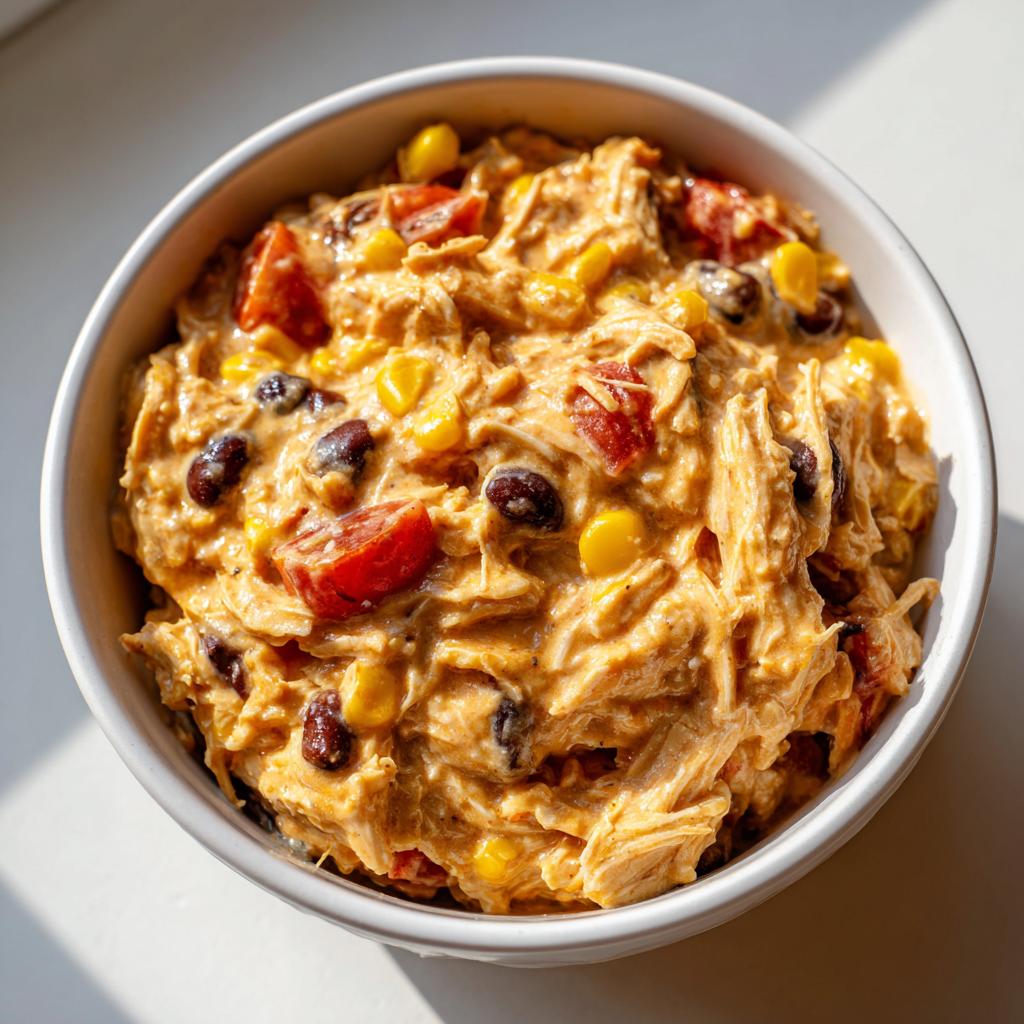 Slow Cooker Cream Cheese Crack Chicken Chili - Plain Chicken - detail 1