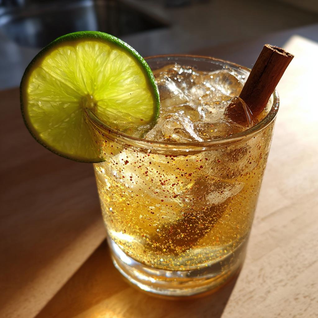 Spiced Christmas Margarita - A spiced cocktail for the holiday season - detail 1