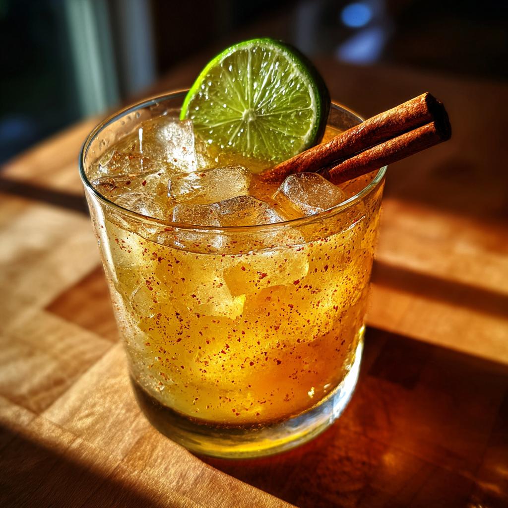 Spiced Christmas Margarita - A spiced cocktail for the holiday season - detail 2