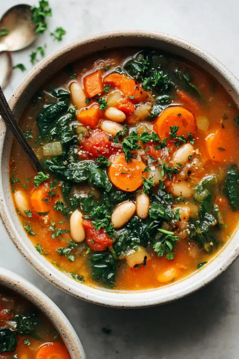 You have to try this Tuscan White Bean Soup!