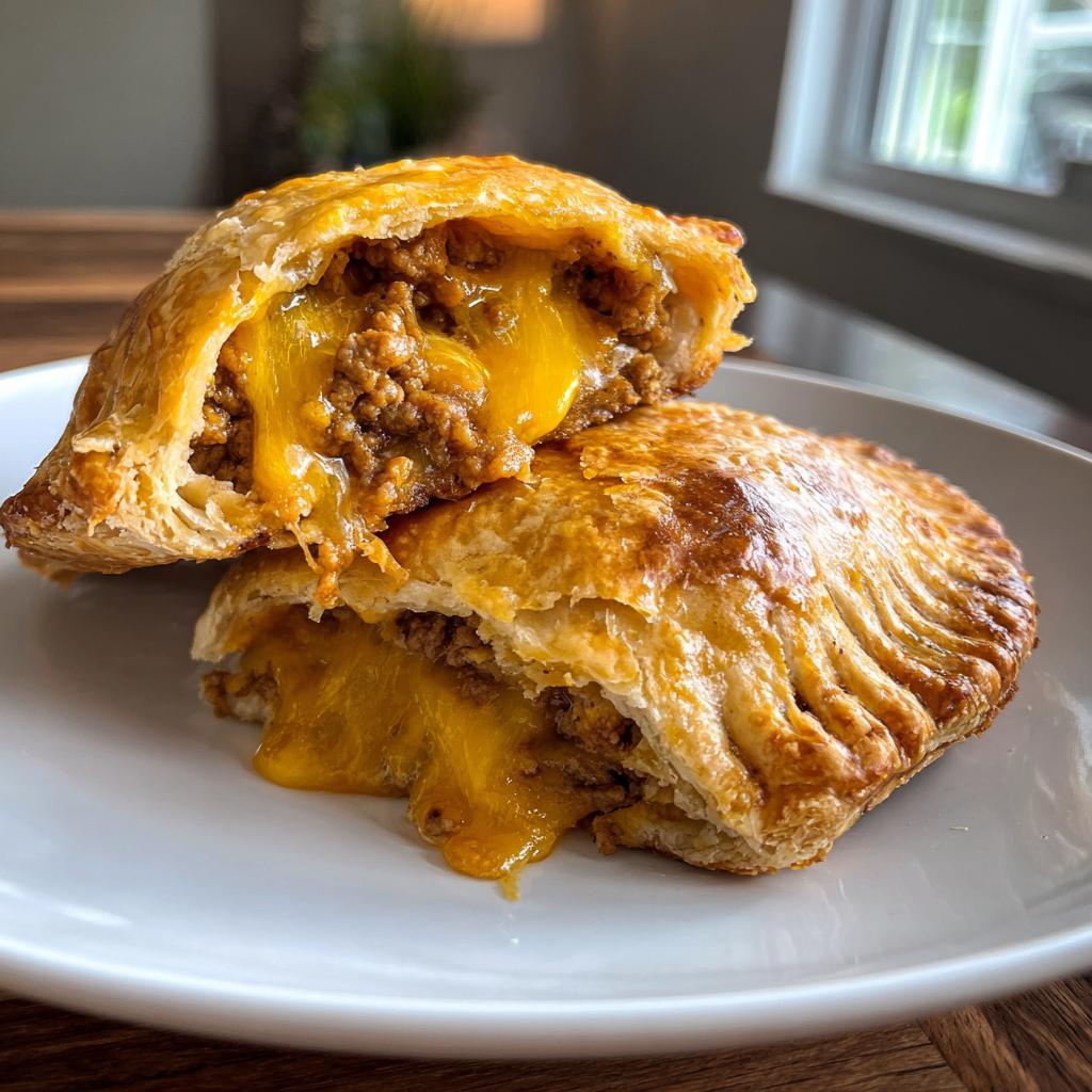 cheeseburger pockets - detail 1