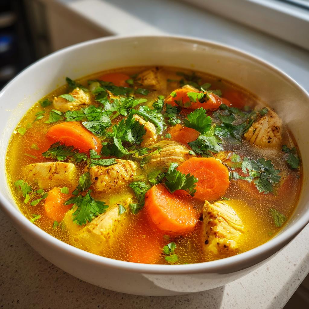 Anti Inflammatory Turmeric Chicken Soup - detail 1