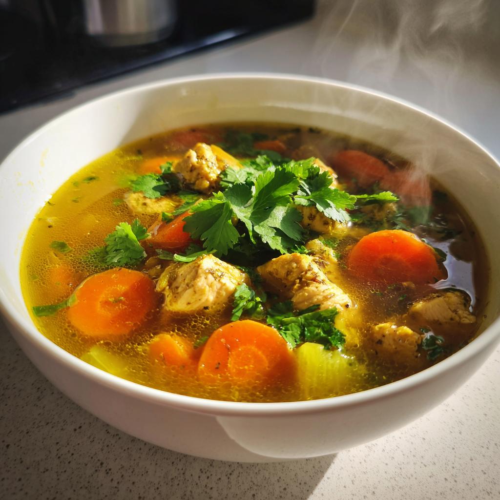 Anti Inflammatory Turmeric Chicken Soup - detail 2