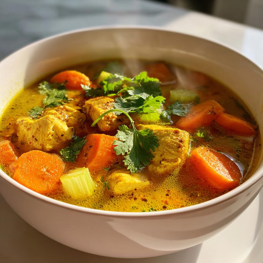 Anti Inflammatory Turmeric Chicken Soup - detail 4