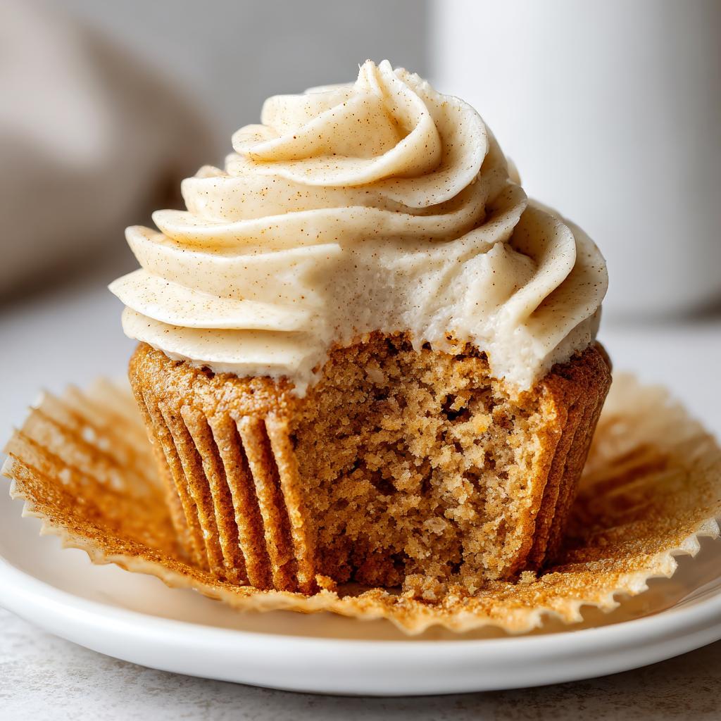 Apple Cider Cupcakes with Spiced Buttercream Frosting - detail 3