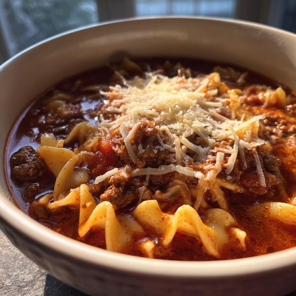 BEST EVER One-Pot Lasagna Soup Recipe! - detail 3