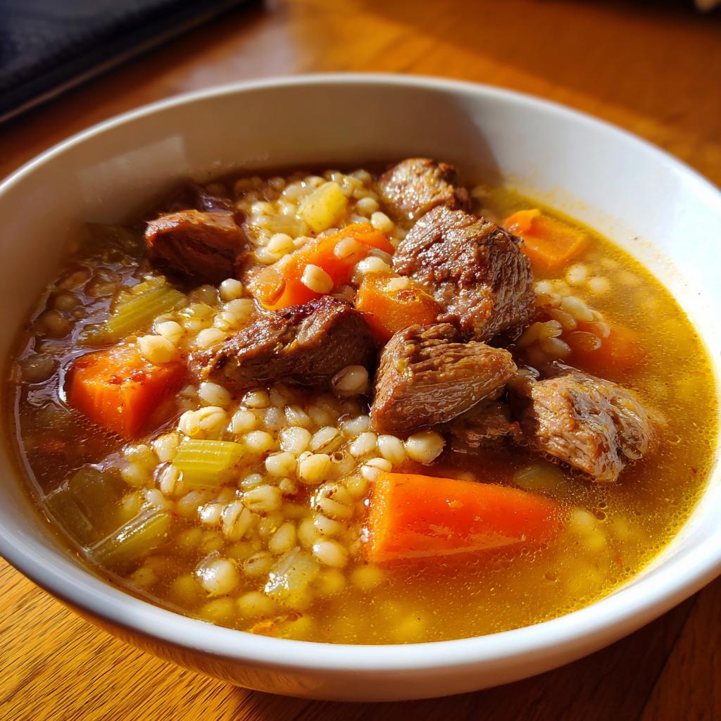 Beef Barley Soup Recipe - detail 1
