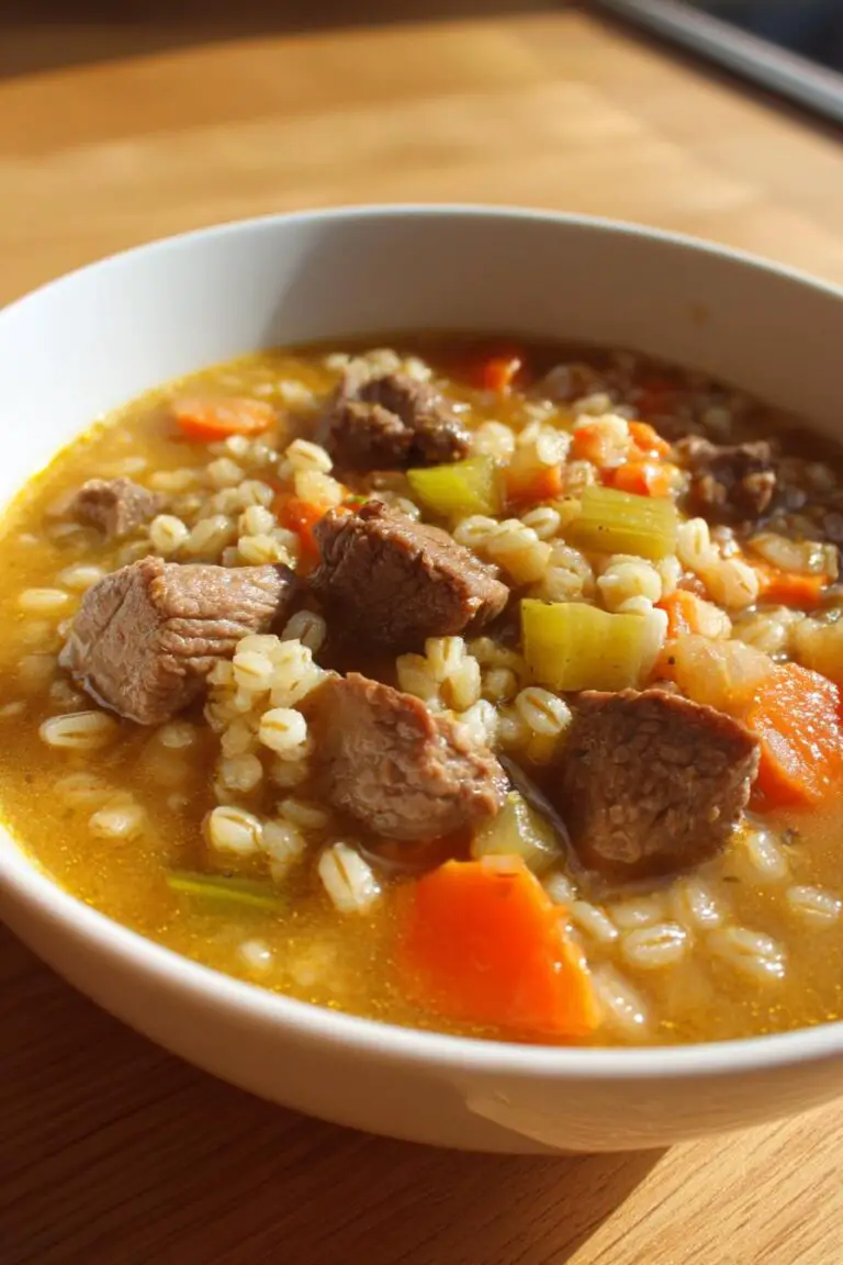 Beef Barley Soup Recipe