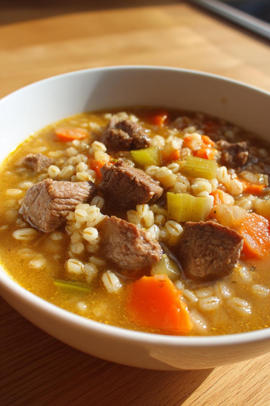 Beef Barley Soup Recipe