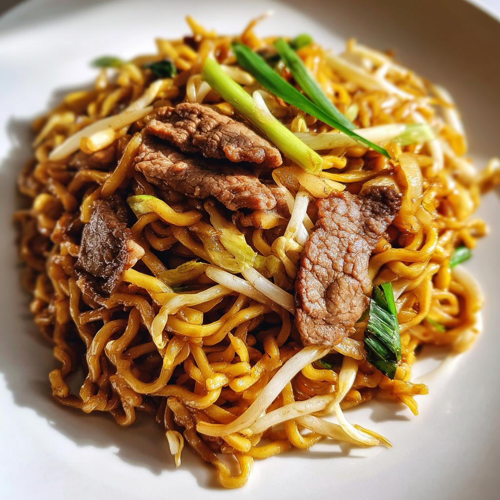 Beef Pan-Fried Noodles - detail 4