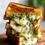 Best Pesto Grilled Cheese