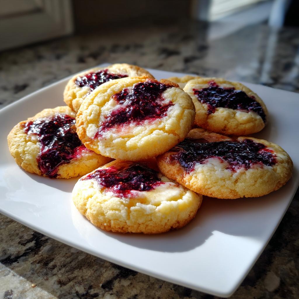Blueberry Cheesecake Swirl Cookies - detail 1